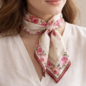 Christian Dior Floral Handkerchief Set